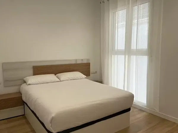 Kitchen; kitchen appliances, wood floor, natural light, modern style, renovated