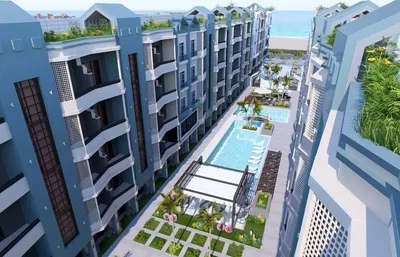 Kitchen; kitchen appliances, wood floor, natural light, modern style