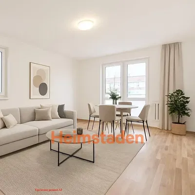 Wohnzimmer; holzboden, tageslicht, moderner stil, hohe decken