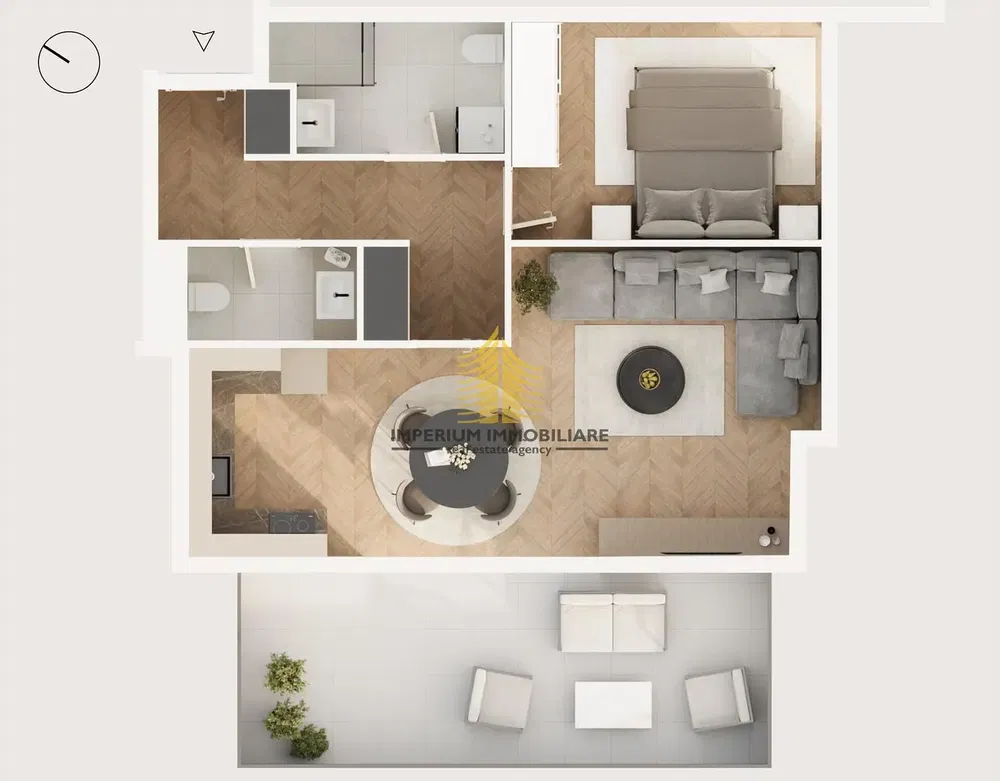 Cocina; electrodomésticos, suelo de madera, luz natural, estilo moderno, renovado