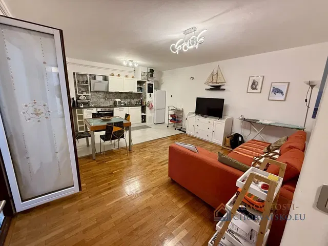 Salon; parquet, lumière naturelle, style moderne, hauteur sous plafond