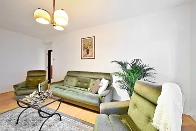 Living room; wood floor, natural light, modern style, high ceiling