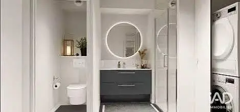 Living room; wood floor, natural light, modern style, high ceiling