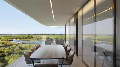 Κουζίνα; συσκευές κουζίνας, ξύλινο πάτωμα, φυσικό φως, μοντέρνο στυλ, ανακαινισμένο