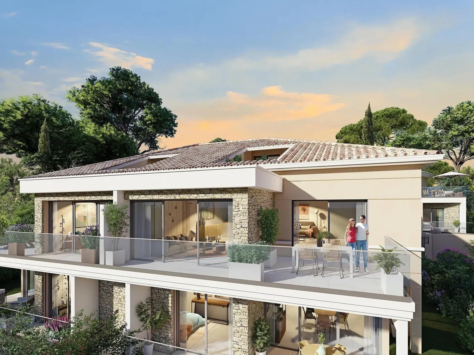 Soggiorno; pavimento in legno, luce naturale, stile moderno, soffitti alti