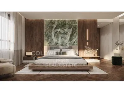 Salon; parquet, lumière naturelle, style moderne, hauteur sous plafond