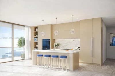 Cuisine; électroménager, parquet, lumière naturelle, style moderne, rénové
