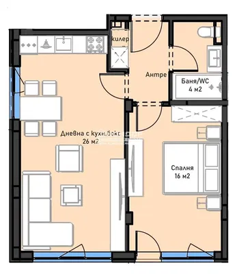 Salon; parquet, lumière naturelle, style moderne, hauteur sous plafond