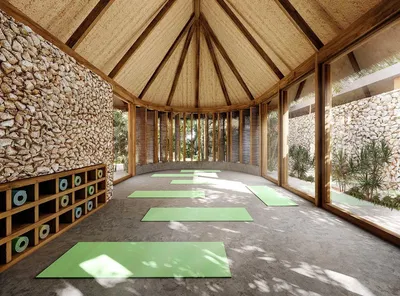 Woonkamer; houten vloer, natuurlijk licht, moderne stijl, hoge plafonds