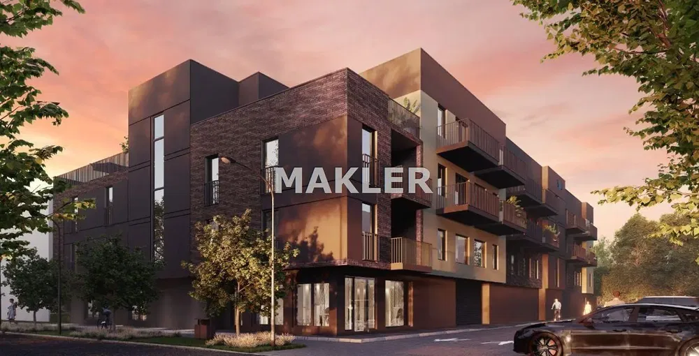 Woonkamer; houten vloer, natuurlijk licht, moderne stijl, hoge plafonds