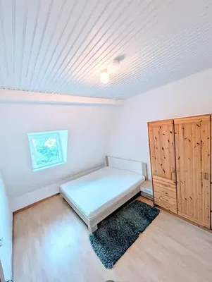 Κουζίνα; συσκευές κουζίνας, ξύλινο πάτωμα, φυσικό φως, μοντέρνο στυλ, ανακαινισμένο