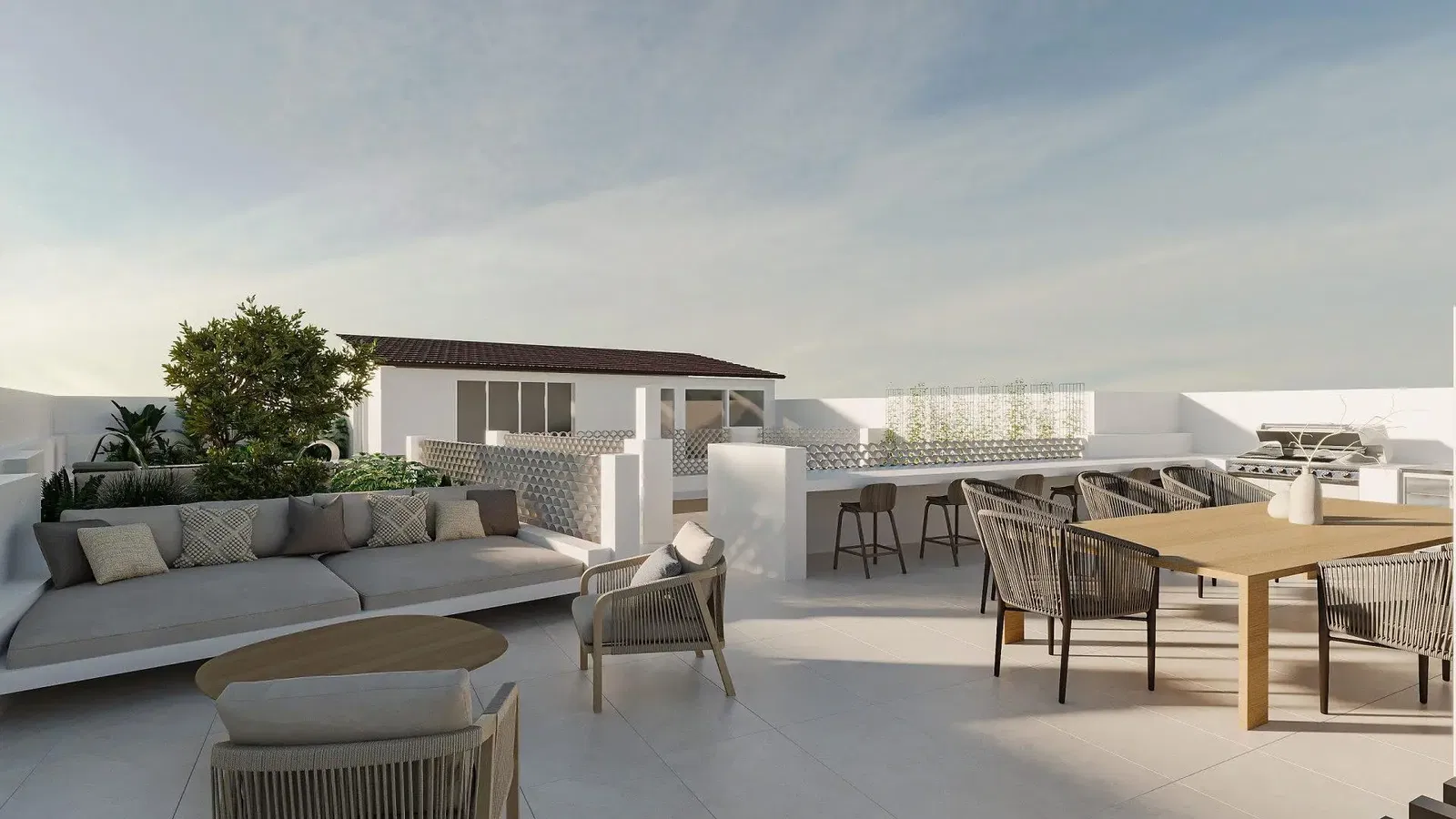 Kitchen; kitchen appliances, wood floor, natural light, modern style, renovated