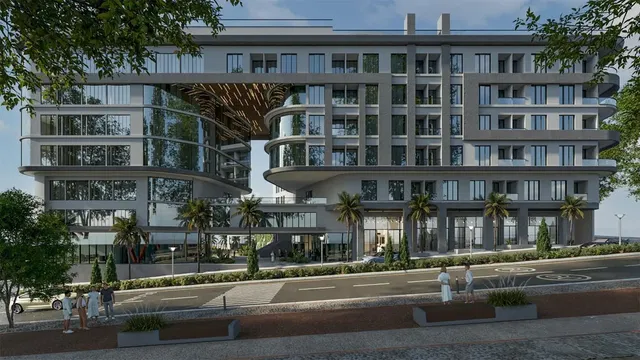 Obývací pokoj; dřevěná podlaha, přirozené světlo, moderní styl, vysoké stropy