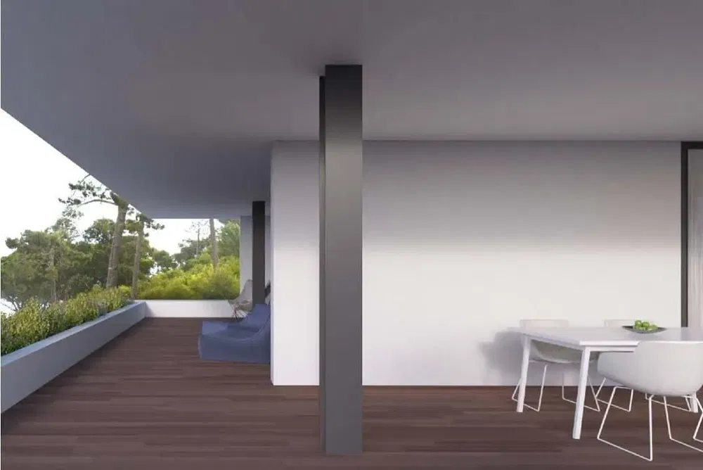 Cuisine; électroménager, parquet, lumière naturelle, style moderne, rénové