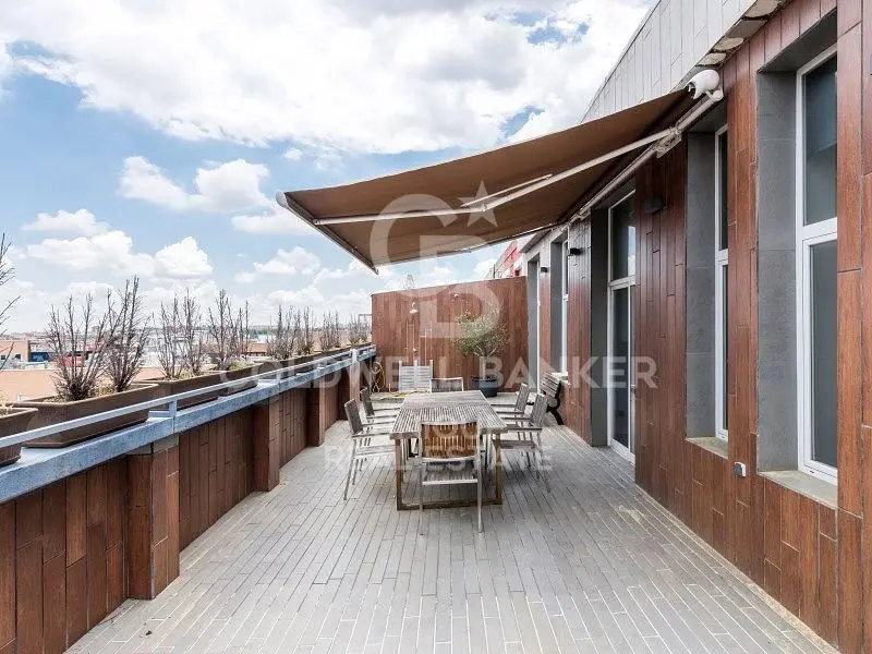 Oturma odası; ahşap zemin, doğal ışık, modern stil, yüksek tavan