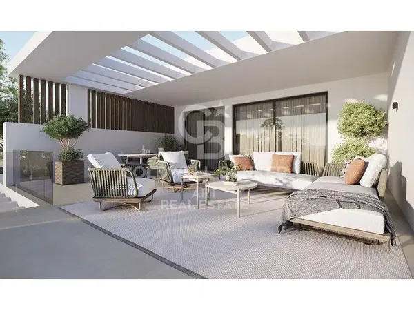 Wohnzimmer; holzboden, tageslicht, moderner stil, hohe decken