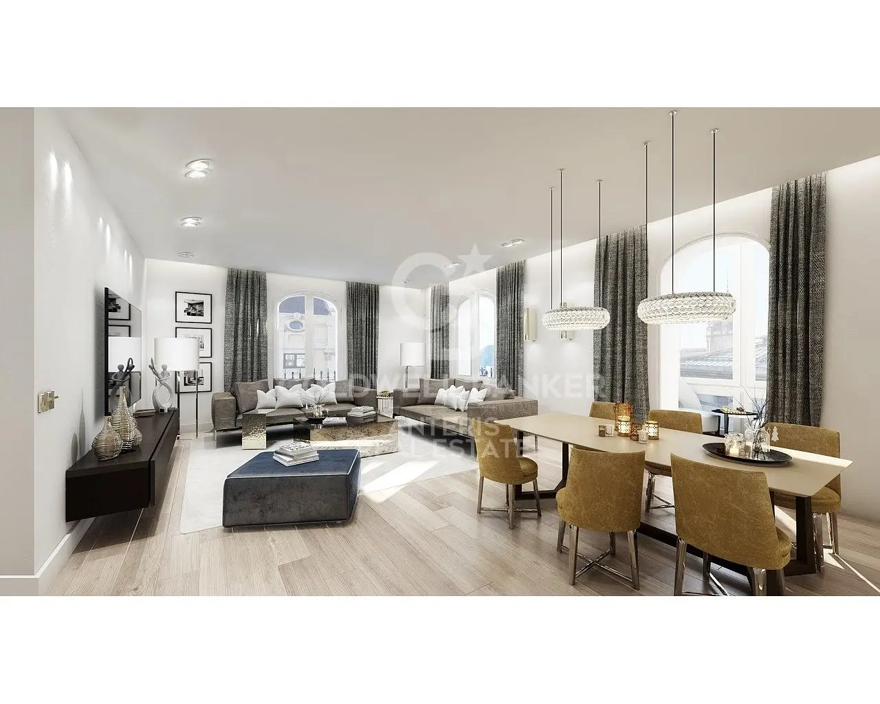 Cozinha; eletrodomésticos, chão de madeira, luz natural, estilo moderno, renovado