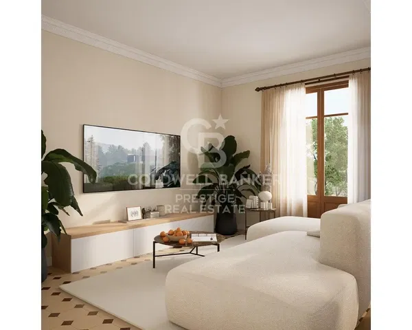 Cocina; electrodomésticos, suelo de madera, luz natural, estilo moderno, renovado