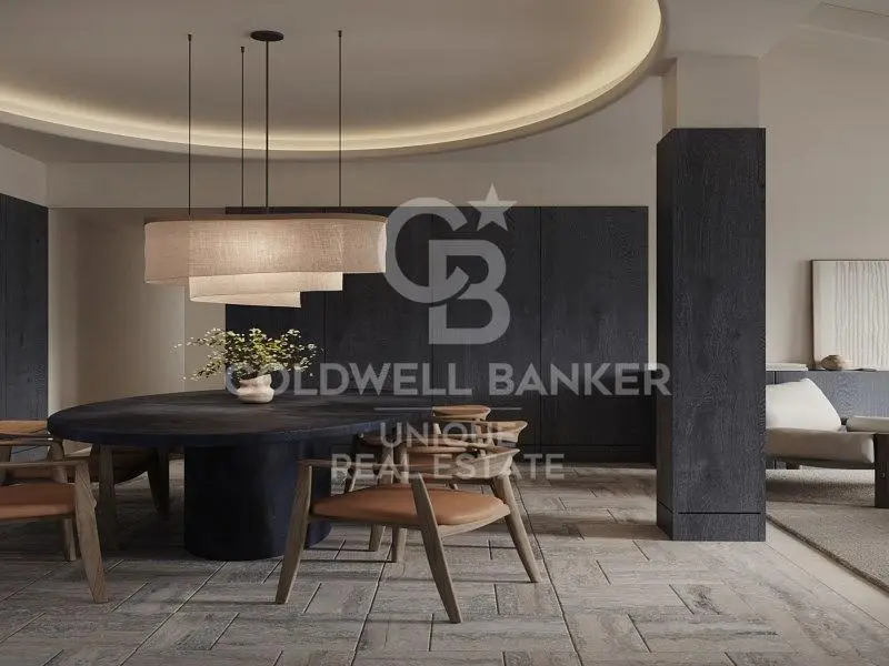 Wohnzimmer; holzboden, tageslicht, moderner stil, hohe decken