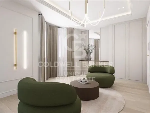 Keuken; keukenapparatuur, houten vloer, natuurlijk licht, moderne stijl, gerenoveerd