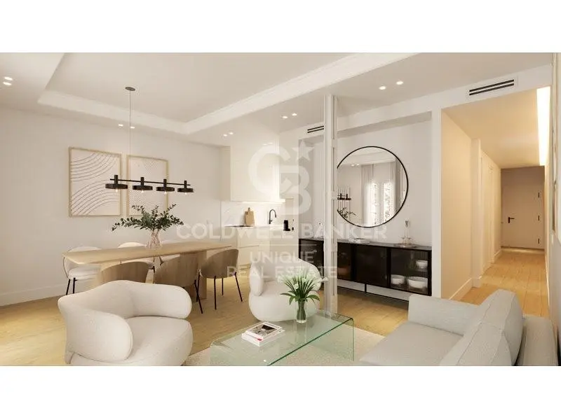 Salon; podłoga drewniana, światło dzienne, styl nowoczesny, wysokie sufity