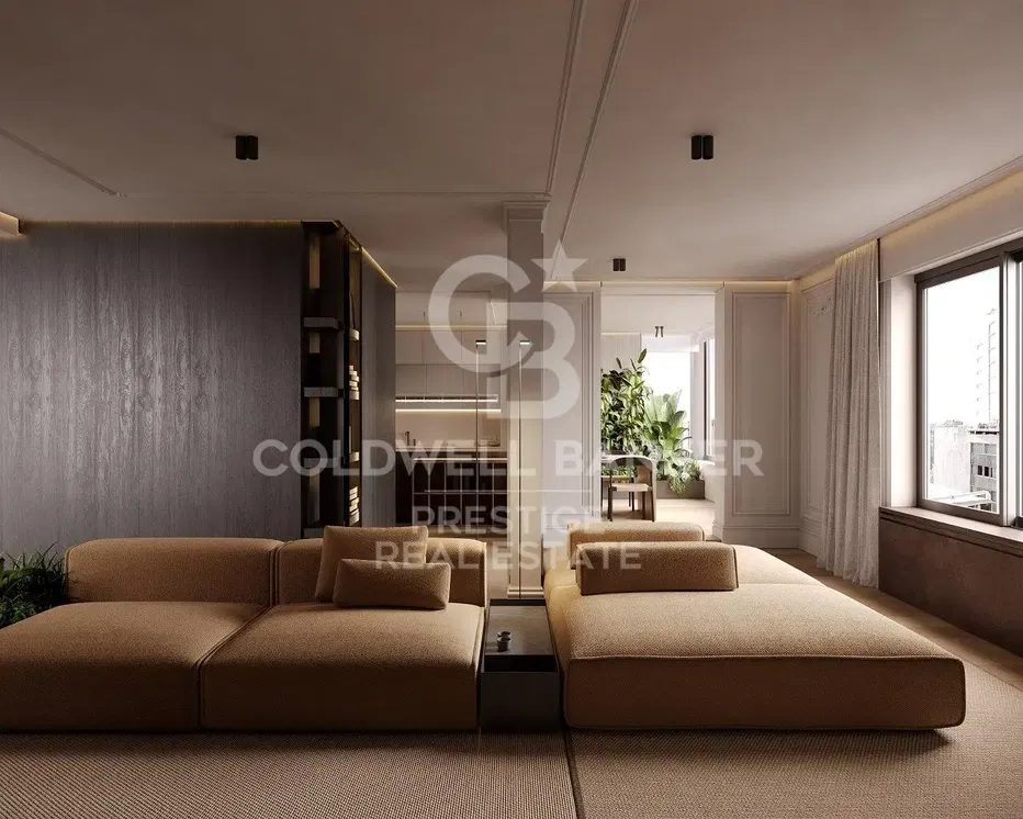 Cocina; electrodomésticos, suelo de madera, luz natural, estilo moderno, renovado