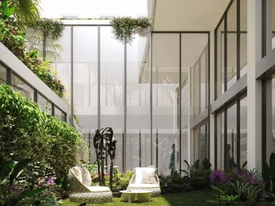 Кухиња; кухињски апарати, дрвени под, природно светло, модерни стил