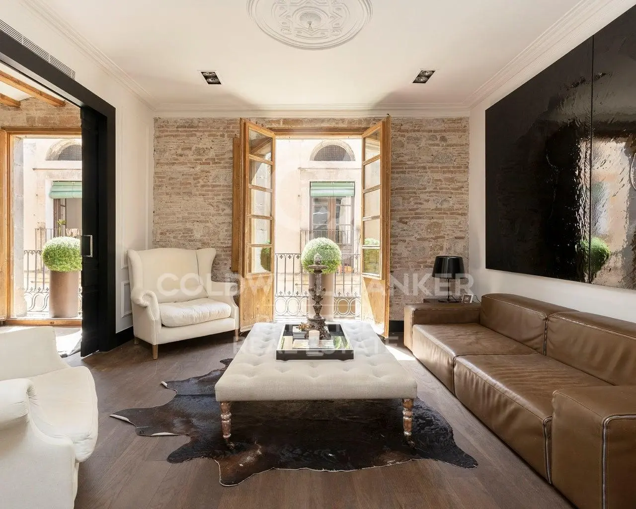 Kitchen; kitchen appliances, wood floor, natural light, modern style, renovated