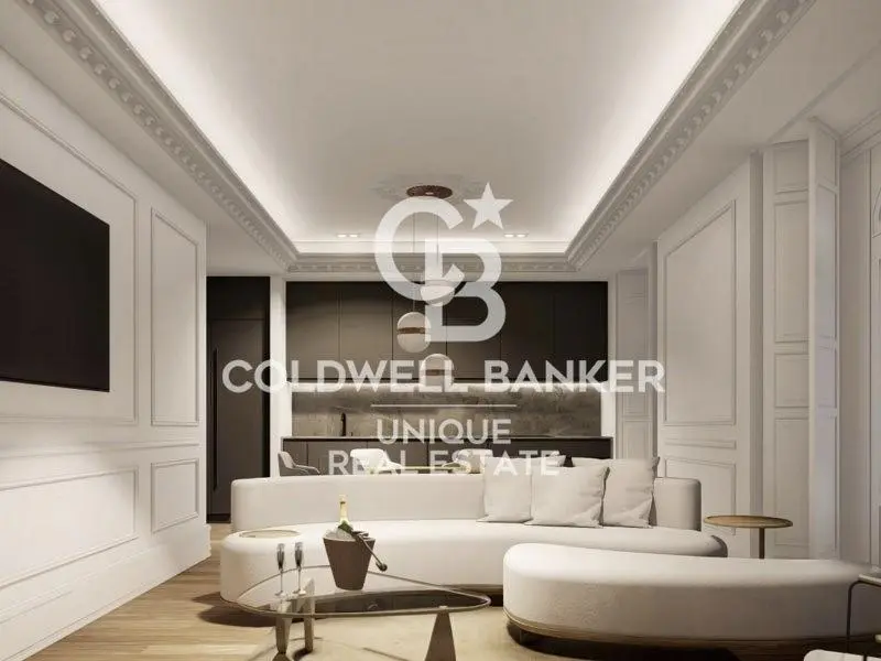 Дневна соба; дрвени под, природно светло, модерни стил, високи плафони