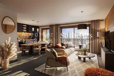 Soggiorno; pavimento in legno, luce naturale, stile moderno, soffitti alti