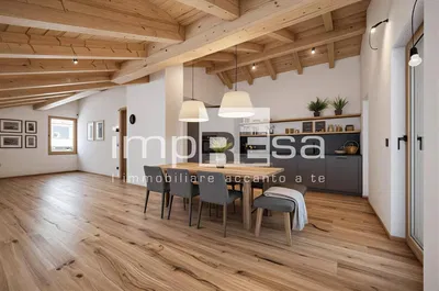 Obývací pokoj; dřevěná podlaha, přirozené světlo, moderní styl, vysoké stropy