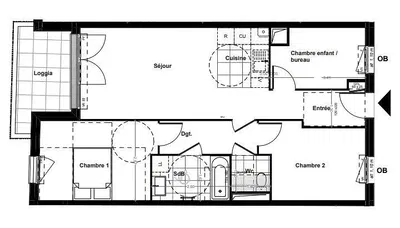 Woonkamer; houten vloer, natuurlijk licht, moderne stijl, hoge plafonds