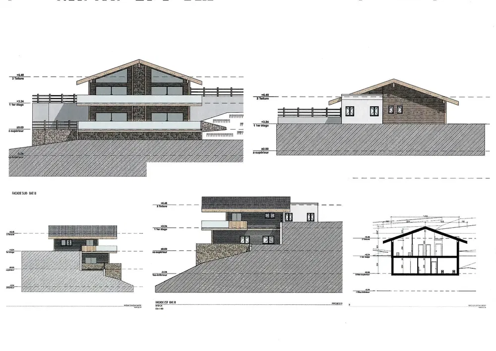 Living room; wood floor, natural light, modern style, high ceiling