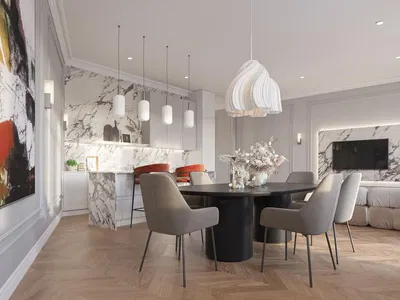 غرفة معيشة; أرضية خشبية, ضوء طبيعي, أسلوب عصري, أسقف عالية