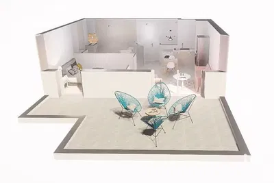 Σαλόνι; ξύλινο πάτωμα, φυσικό φως, μοντέρνο στυλ, ψηλά ταβάνια