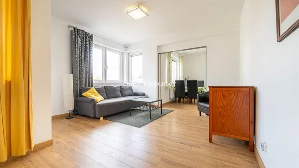 Living room; wood floor, natural light, modern style, high ceiling