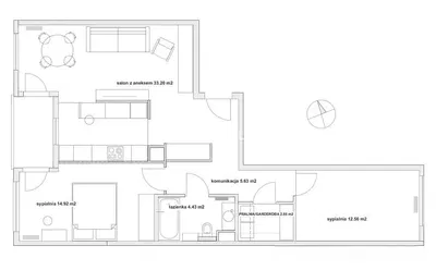 Woonkamer; houten vloer, natuurlijk licht, moderne stijl, hoge plafonds