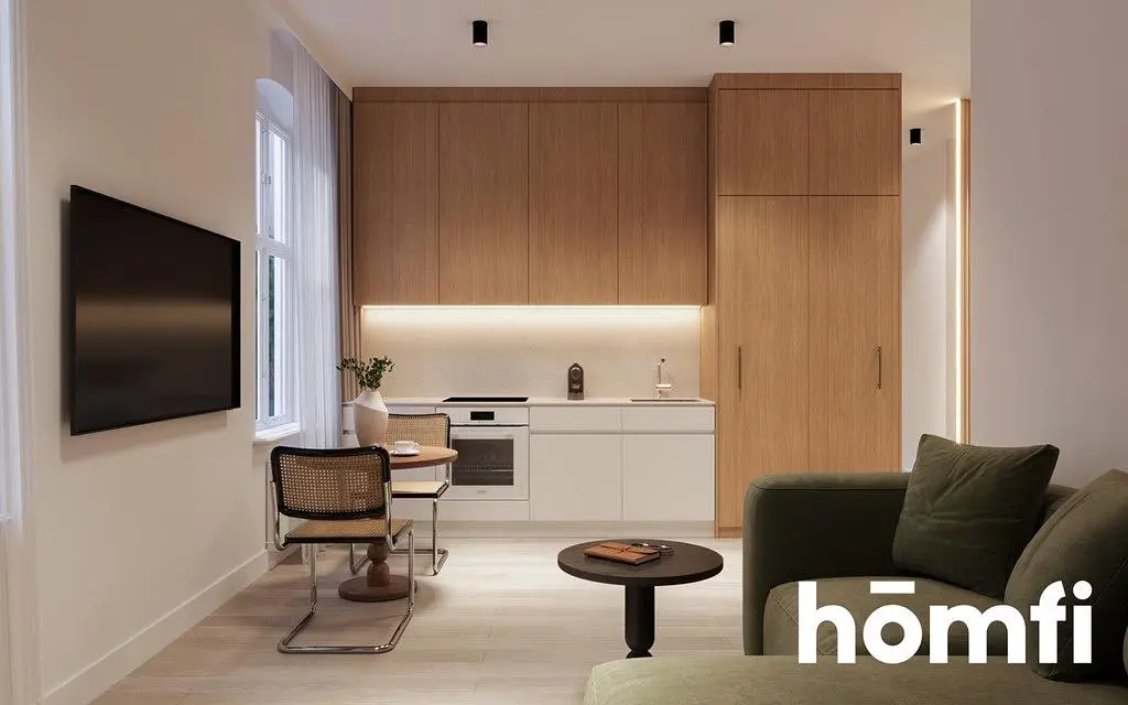 Salon; parquet, lumière naturelle, style moderne, hauteur sous plafond