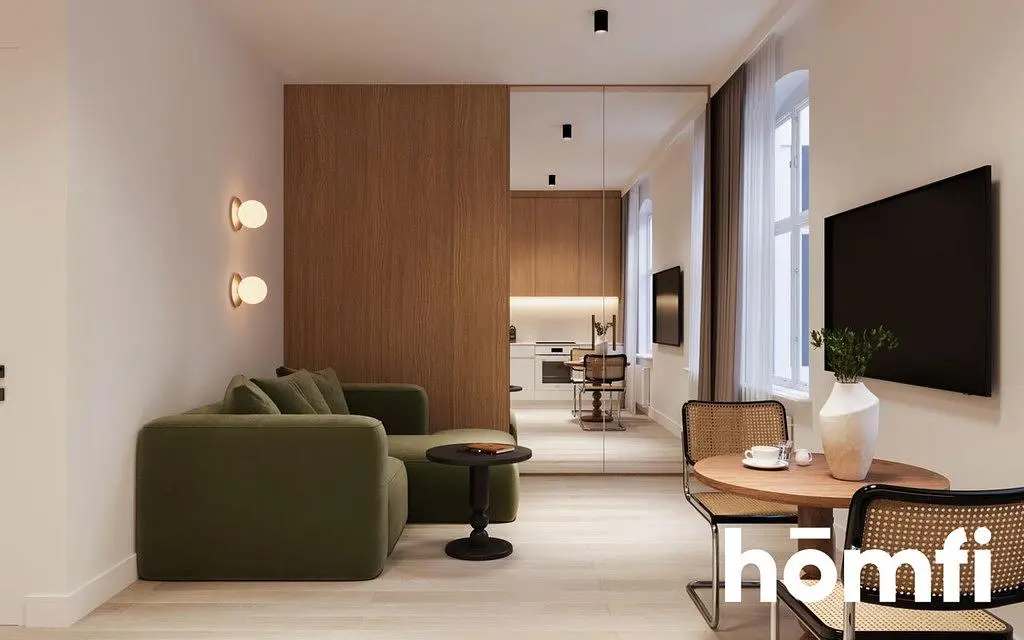 Salon; parquet, lumière naturelle, style moderne, hauteur sous plafond