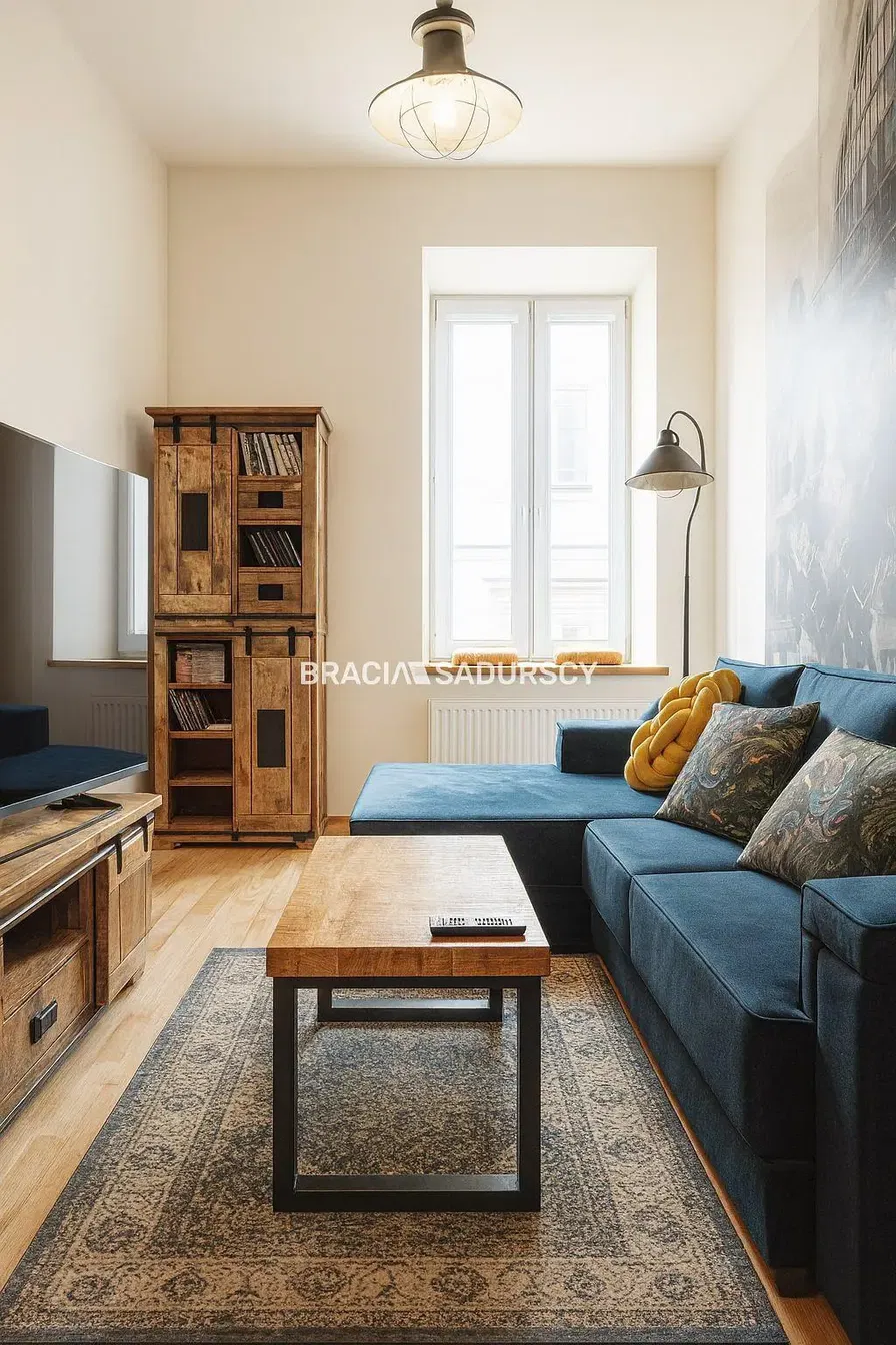 Woonkamer; houten vloer, natuurlijk licht, moderne stijl, hoge plafonds