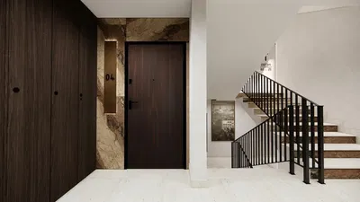 Soggiorno; pavimento in legno, luce naturale, stile moderno, soffitti alti