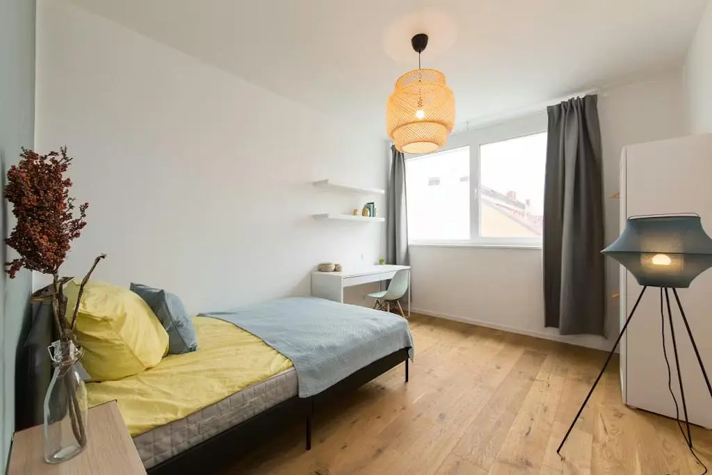 Cuisine; électroménager, parquet, lumière naturelle, style moderne, rénové