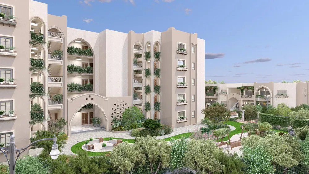Living room; wood floor, natural light, modern style, high ceiling