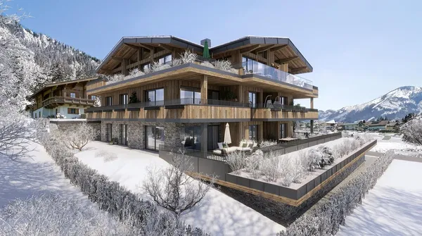 Living room; wood floor, natural light, modern style, high ceiling