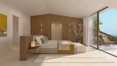 Obývačka; drevená podlaha, prirodzené svetlo, moderný štýl, vysoké stropy