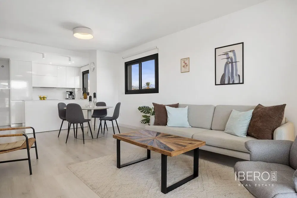 Salon; parquet, lumière naturelle, style moderne, hauteur sous plafond