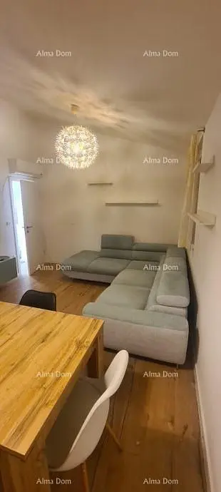 Wohnzimmer; holzboden, tageslicht, moderner stil, hohe decken