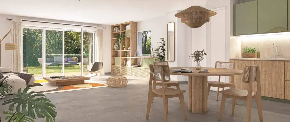 غرفة معيشة; أرضية خشبية, ضوء طبيعي, أسلوب عصري, أسقف عالية