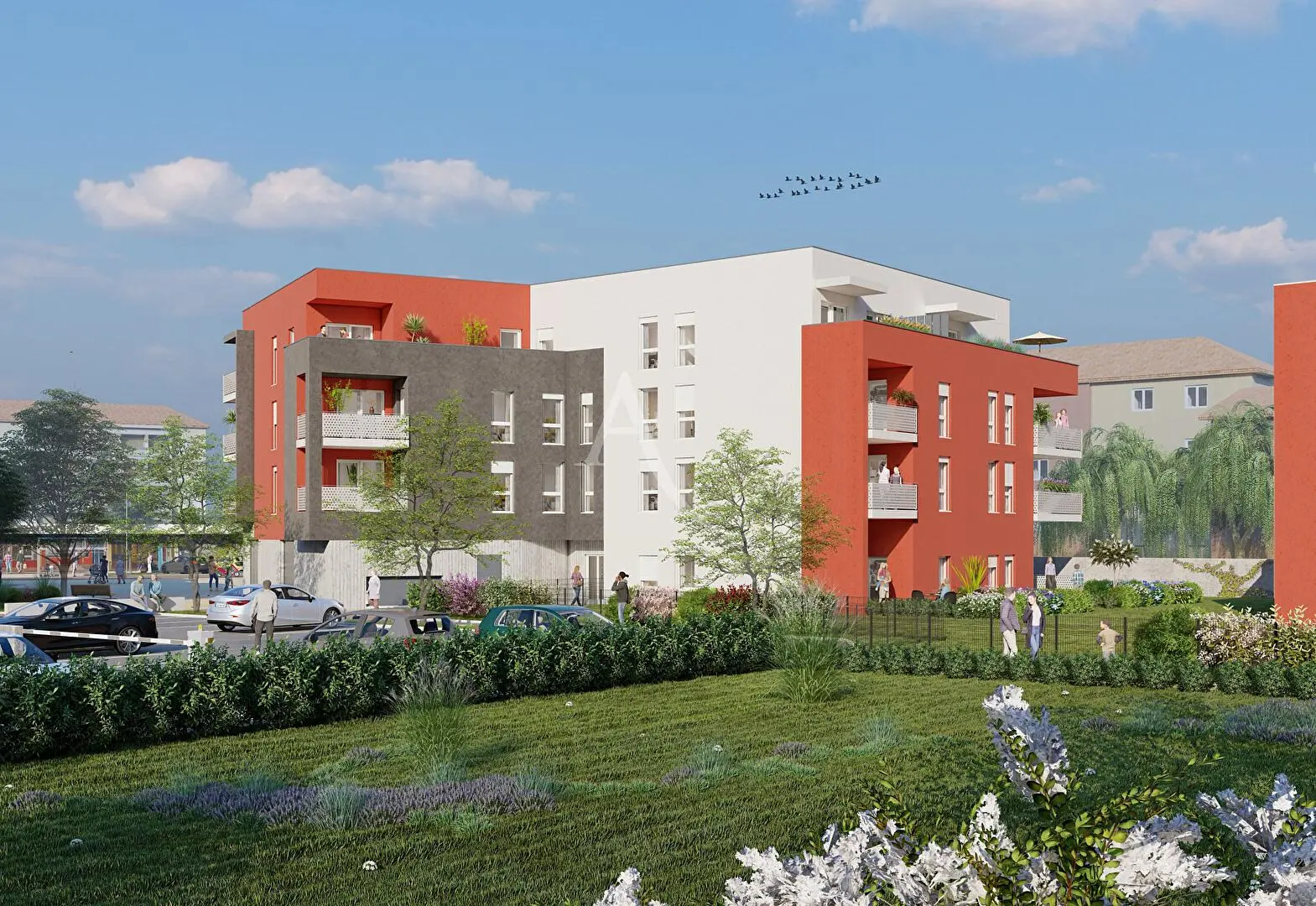 غرفة معيشة; أرضية خشبية, ضوء طبيعي, أسلوب عصري, أسقف عالية