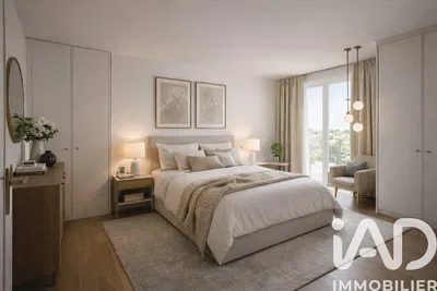 Kitchen; kitchen appliances, wood floor, natural light, modern style, renovated